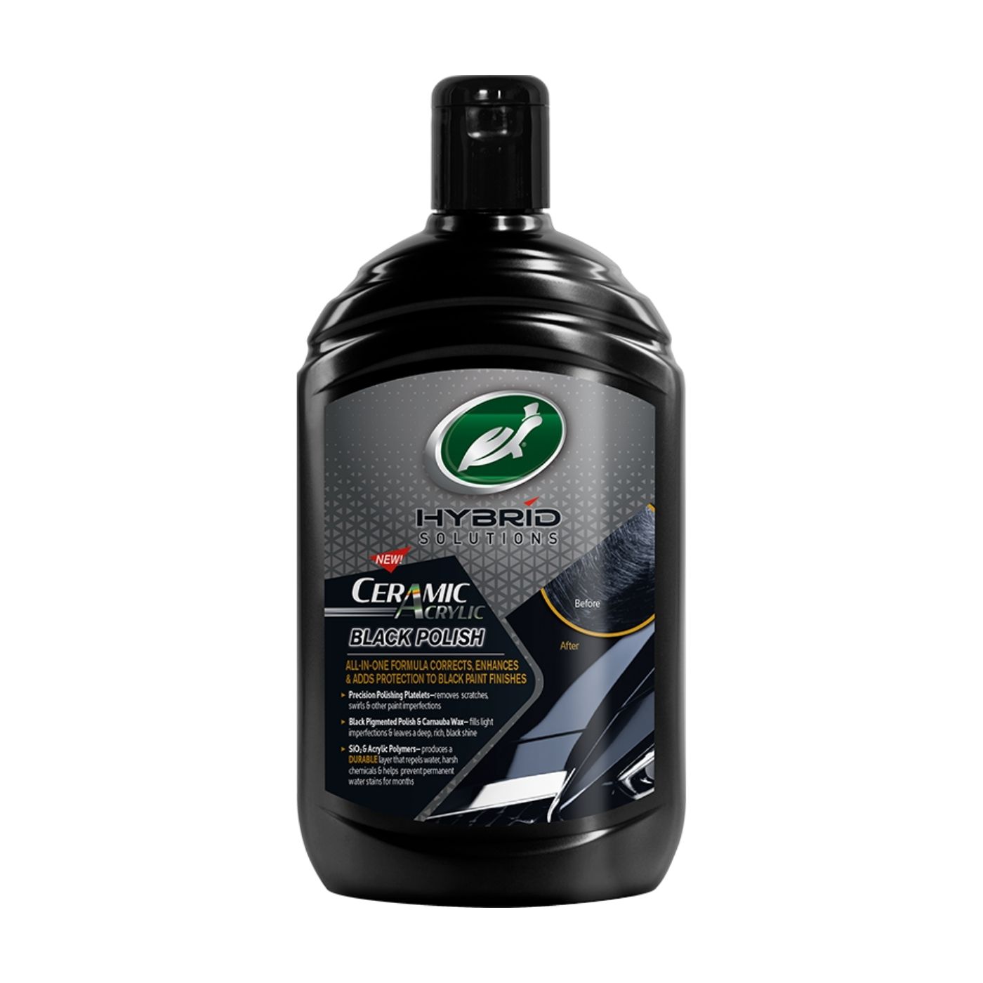 Poleringsforsegling Turtle Wax Ceramic Black Polish & Wax, 500 ml